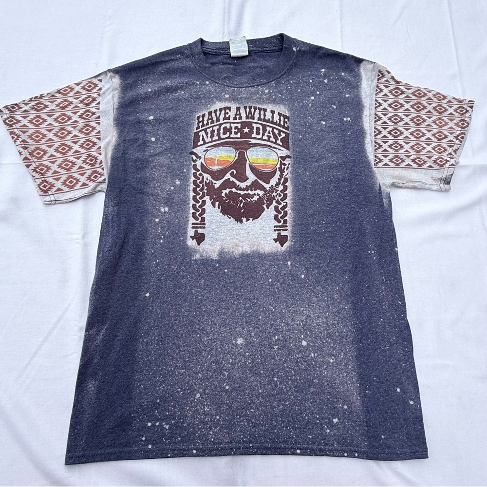 Willie Nelson Have a Willie Nice Day Graphic T-Shirt Medium
